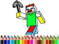 Spel Terug naar Skool: Minecraft Kleur aanlyn