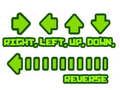 Spel Regsh, links, op, af, omgekeerd aanlyn