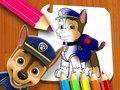 Spel PAW Patrol Kleurboek aanlyn Spel PAW Patrol Kleurboek aanlyn