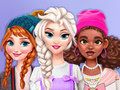 Spel Winter Estetiese Straatdrag aanlyn