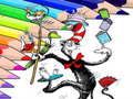 Spel Kleurboek vir die Kat in die Hoed aanlyn Spel Kleurboek vir die Kat in die Hoed aanlyn