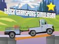Spel Vragmotor vervoer simuleerder aanlyn