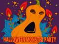 Spel Halloween Monster Party Legkaarte aanlyn