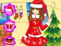 Spel Kersfees Meisie Aankleed aanlyn