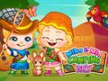 Spel Mike & Mia Se Kampeer Dag aanlyn