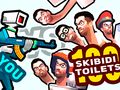 Spel Jy teen 100 Skibidi-Toilette aanlyn