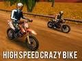 Spel Hoogsnelheid Mal Fiets aanlyn Spel Hoogsnelheid Mal Fiets aanlyn