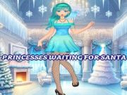 Spel Prinsesse wat op Santa wag aanlyn Spel Prinsesse wat op Santa wag aanlyn
