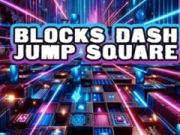 Spel Blokke Hardloop Spring Vierkant aanlyn