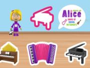 Spel Wêreld van Alice se Musiekinstrumentvorms aanlyn