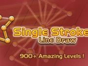 Spel Enkele Stroke Lyntekening aanlyn