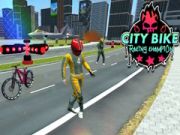 Spel Stadsfiets Wedren Kampioen aanlyn
