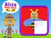 Spel Wêreld van Alice se Diere Legpuzzle aanlyn