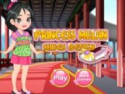 Spel Prinses Mulan se skoene ontwerp aanlyn