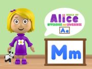 Spel Wêreld van Alice Hoofletters en Kleinletters aanlyn