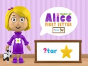 Spel Alice se Wêreld Eerste Letter aanlyn