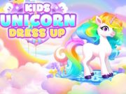 Spel Kinders Unikorn Aankleed aanlyn