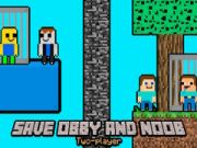 Spel Red Obby en Noob Twee Spelers aanlyn