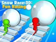 Spel Sneeu Wedloop 3D: Pretwedloop aanlyn