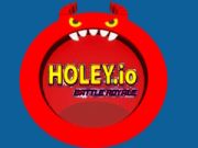 Spel Holey.io gevegs royale aanlyn