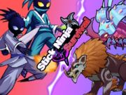 Spel Stok Ninja Survivals aanlyn