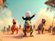Spel Stickman: Dinosaur Arena aanlyn