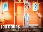 Spel 100 deure legkaartkas aanlyn