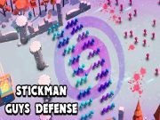 Spel Stickman ouens verdediging aanlyn