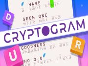 Spel Kryptogram: woord breinpuzzel aanlyn