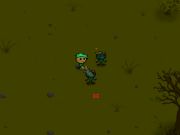 Spel Zombies en gewere aanlyn