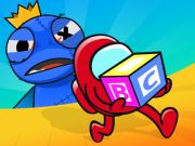 Spel Versteek en soek blou monster aanlyn