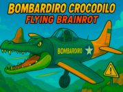 Spel Bombardiro Crocodilo Flying Brainrot aanlyn