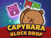 Spel Capybara blok druppel aanlyn