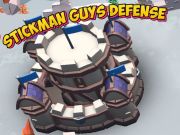 Spel Stickman ouens verdediging aanlyn