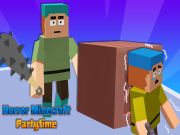 Spel Horror Minecraft Partytime aanlyn