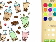 Spel Oulike Boba-kleurboek vir kinders aanlyn