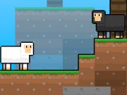 Spel Oulike skaap Skyblock aanlyn