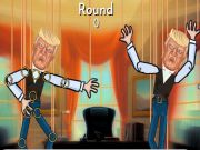 Spel Trump die marionet aanlyn