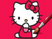 Spel Maklike kleur Kitty aanlyn