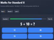 Spel Wiskunde vir standaard II aanlyn