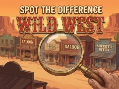 Spel Spot The Difference Wild West aanlyn