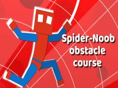 Spel Spider-Noob hindernisbaan aanlyn