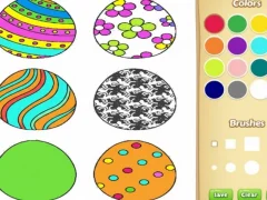 Spel Paaseiers kleurboek vir kinders aanlyn