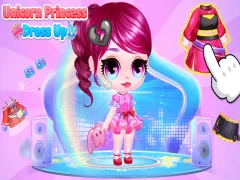 Spel Unicorn Princess Dress Up aanlyn
