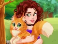 Spel Olivia neem 'n kat aan aanlyn