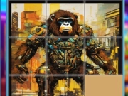 Spel Gorilla gly legkaarte aanlyn