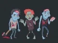 Spel Kleur Zombis en Skelms aanlyn Spel Kleur Zombis en Skelms aanlyn