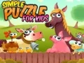 Spel Eenvoudige legkaart vir kinders aanlyn