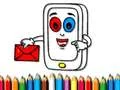 Spel Mobiele Telefoon Kleurboek aanlyn Spel Mobiele Telefoon Kleurboek aanlyn