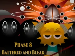 Spel Sprunki Fase 8: Gehawend en somber aanlyn